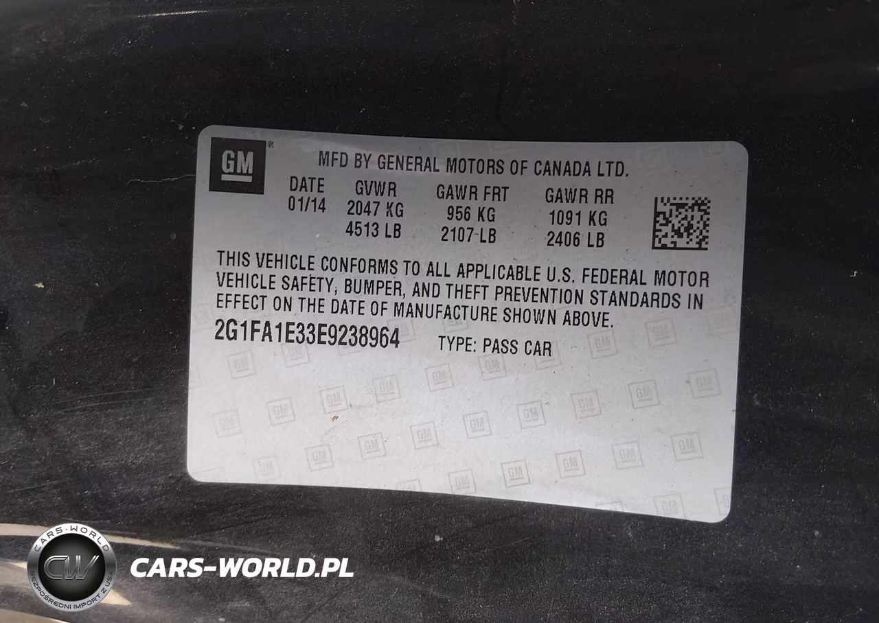 2014 Chevrolet Camaro 2Ls VIN:2G1FA1E33E9238964 - 9