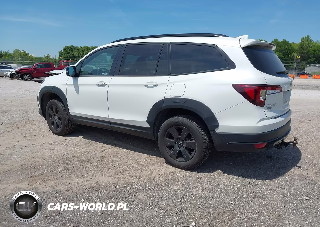 2022 Honda Pilot Awd Trailsport VIN:5FNYF6H89NB062956 - 3