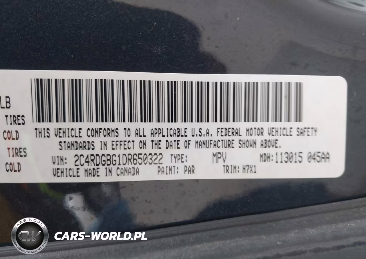 2013 Dodge Grand Caravan American Value Pkg VIN:2C4RDGBG1DR650322 - 9