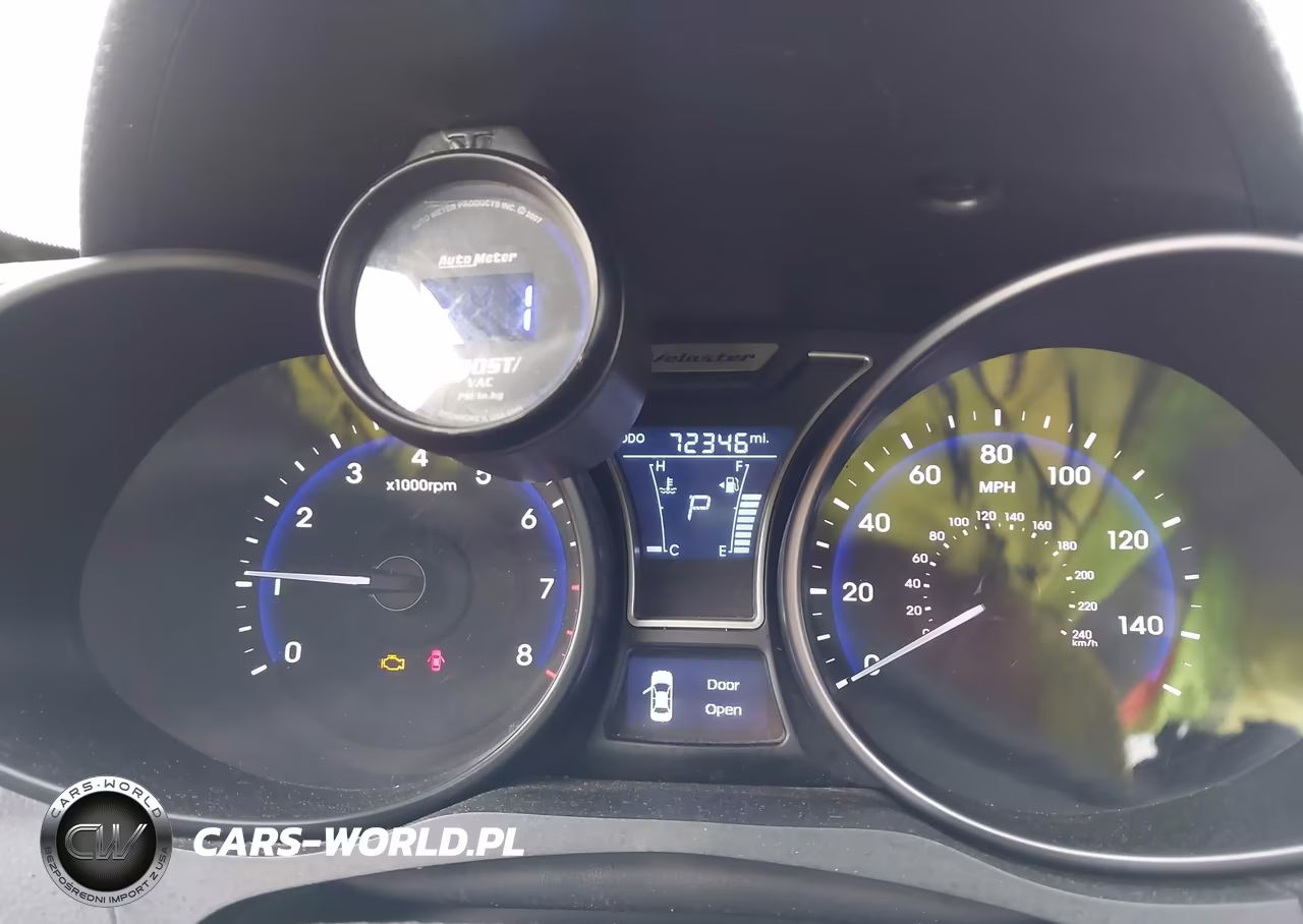 2013 Hyundai Veloster Turbo W-Blue VIN:KMHTC6AE3DU110679 - 7