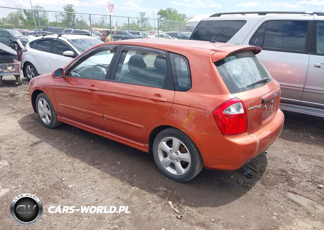 2008 Kia Spectra5 Sx VIN:KNAFE161085017359 - 3