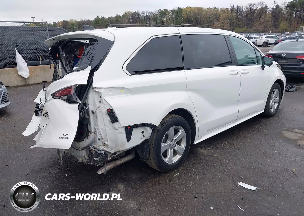2022 Toyota Sienna Le VIN:5TDKRKEC3NS124992 - 4