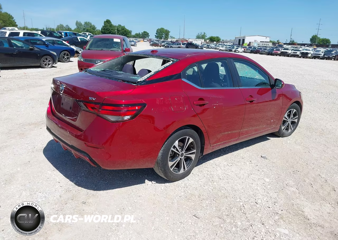 2022 Nissan Sentra Sv Xtronic Cvt VIN:3N1AB8CV3NY245041 - 4