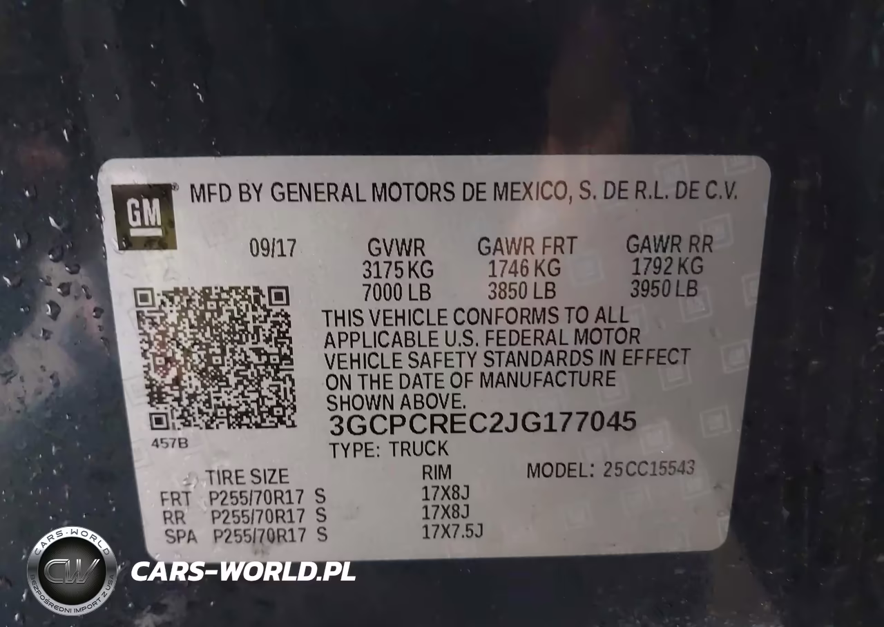 2018 Chevrolet Silverado 1500 1Lt VIN:3GCPCREC2JG177045 - 9
