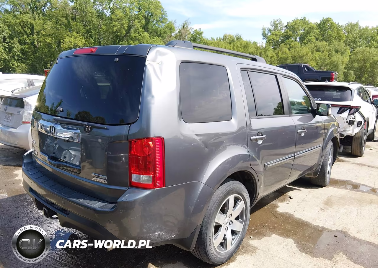 2012 Honda Pilot Touring VIN:5FNYF4H94CB050501 - 4