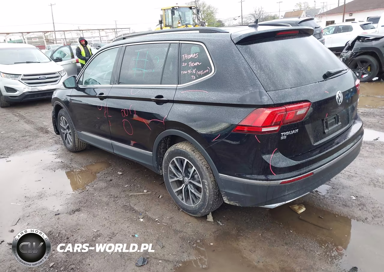 2020 Volkswagen Tiguan 2.0T Se-2.0T Se R-Line Black-2.0T Sel VIN:3VV2B7AX1LM008344 - 3
