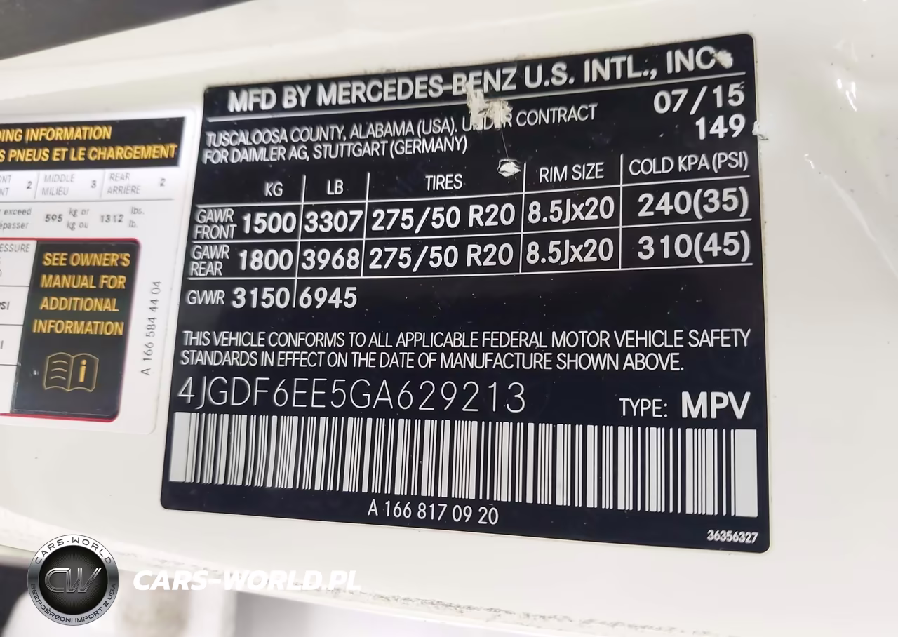 2016 Mercedes-Benz Gl 450 4Matic VIN:4JGDF6EE5GA629213 - 9