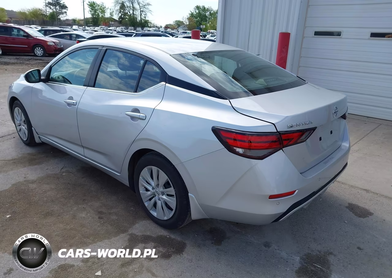 2023 Nissan Sentra S Xtronic Cvt VIN:3N1AB8BVXPY250547 - 3