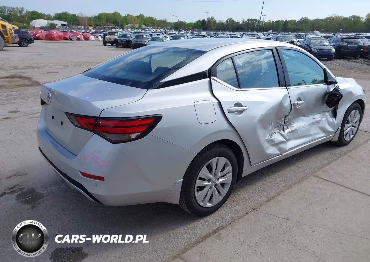 2023 Nissan Sentra S Xtronic Cvt VIN:3N1AB8BVXPY250547 - 4