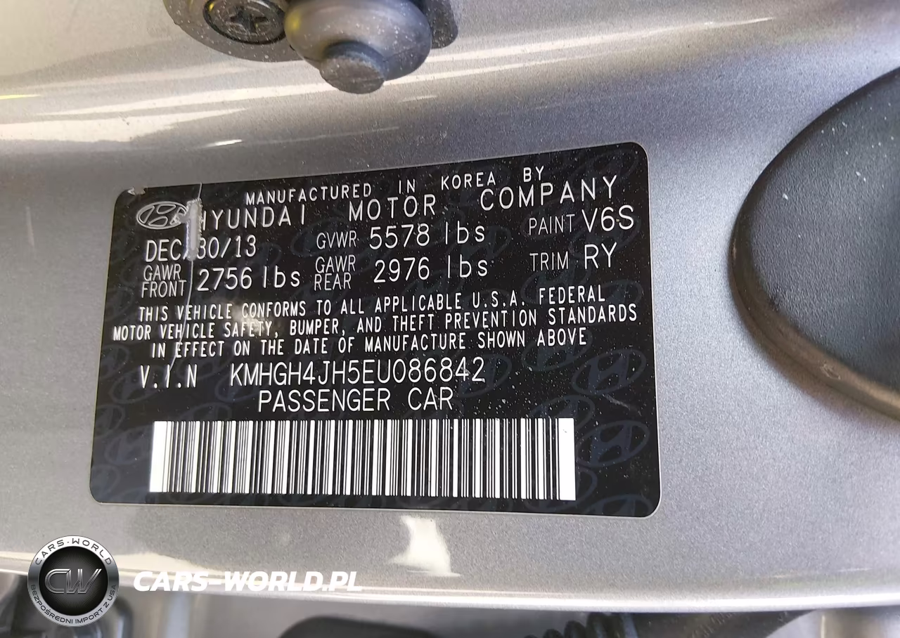 2014 Hyundai Equus Signature VIN:KMHGH4JH5EU086842 - 9