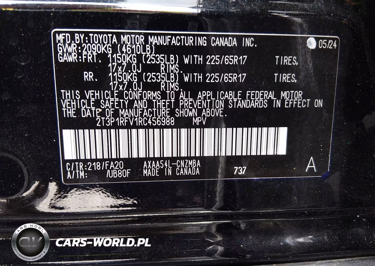2024 Toyota Rav4 Xle VIN:2T3P1RFV1RC456988 - 9