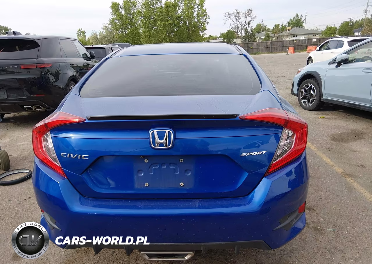 2019 Honda Civic Sport VIN:2HGFC2F86KH606445 - 17