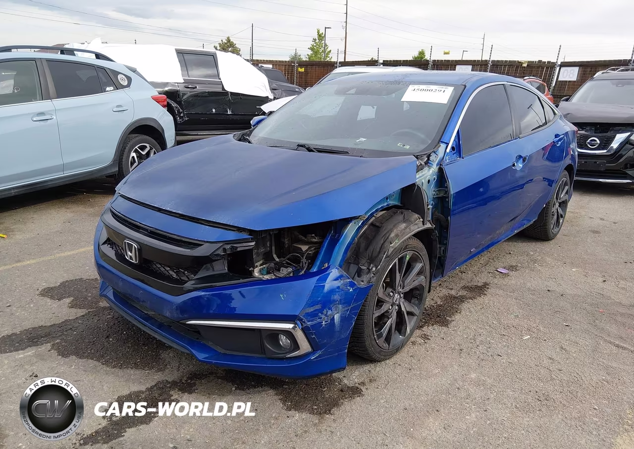 2019 Honda Civic Sport VIN:2HGFC2F86KH606445 - 2
