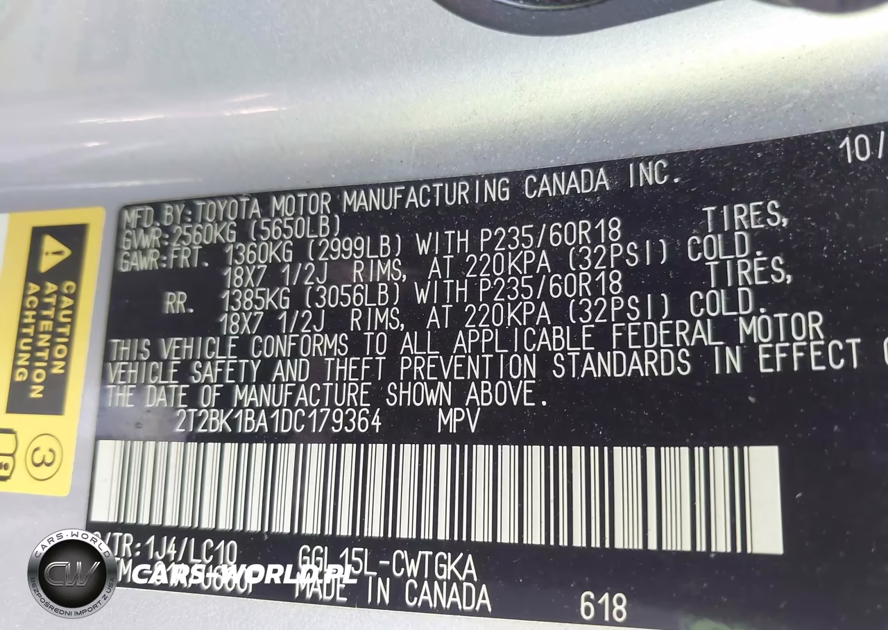 2013 Lexus Rx 350 VIN:2T2BK1BA1DC179364 - 9