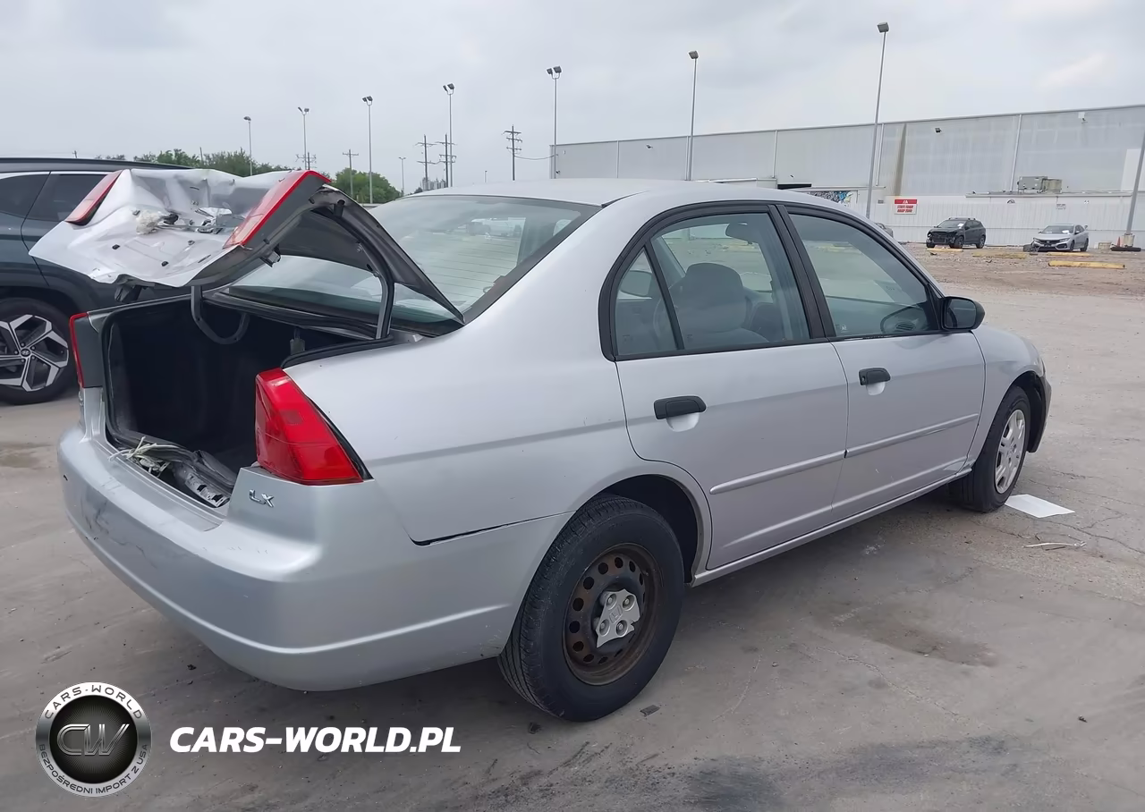 2001 Honda Civic Lx VIN:1HGES16551L012509 - 4