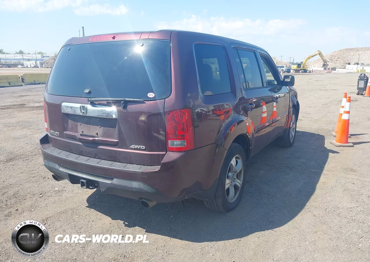 2013 Honda Pilot Ex-L VIN:5FNYF4H52DB078201 - 4