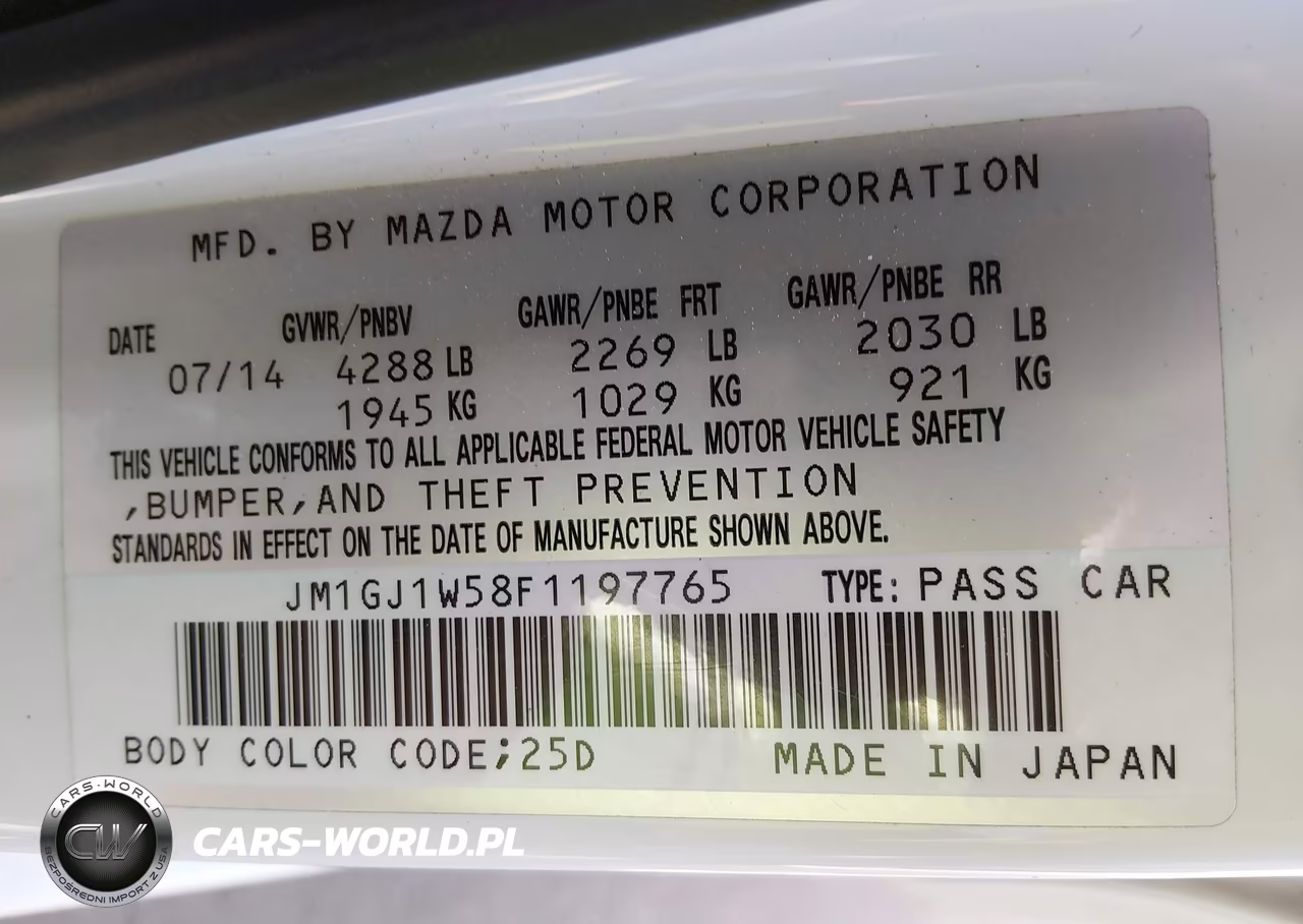 2015 Mazda Mazda6 I Grand Touring VIN:JM1GJ1W58F1197765 - 9