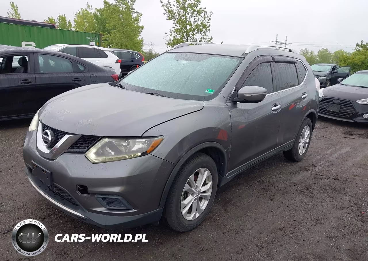 2015 Nissan Rogue Sv VIN:KNMAT2MVXFP505931 - 2