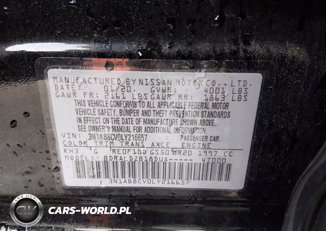 2020 Nissan Sentra Sv Xtronic Cvt VIN:3N1AB8CV0LY216657 - 9