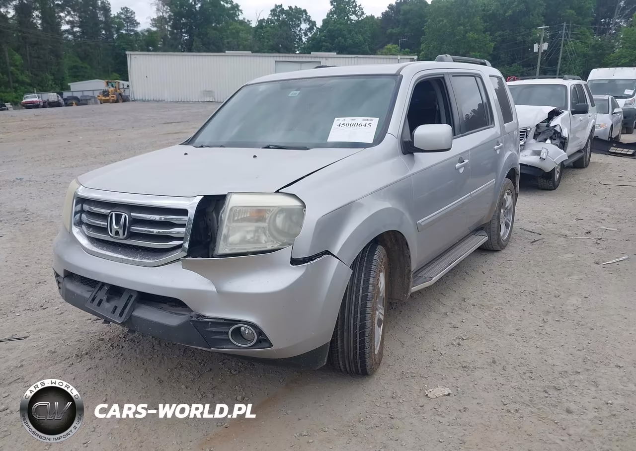 2013 Honda Pilot Ex-L VIN:5FNYF3H76DB018322 - 2