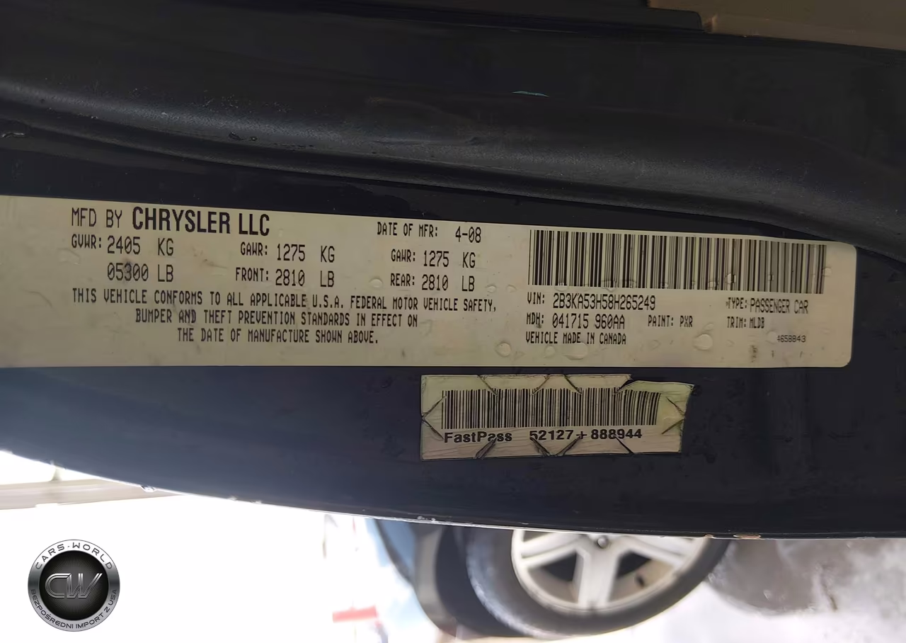 2008 Dodge Charger R-T VIN:2B3KA53H58H265249 - 9