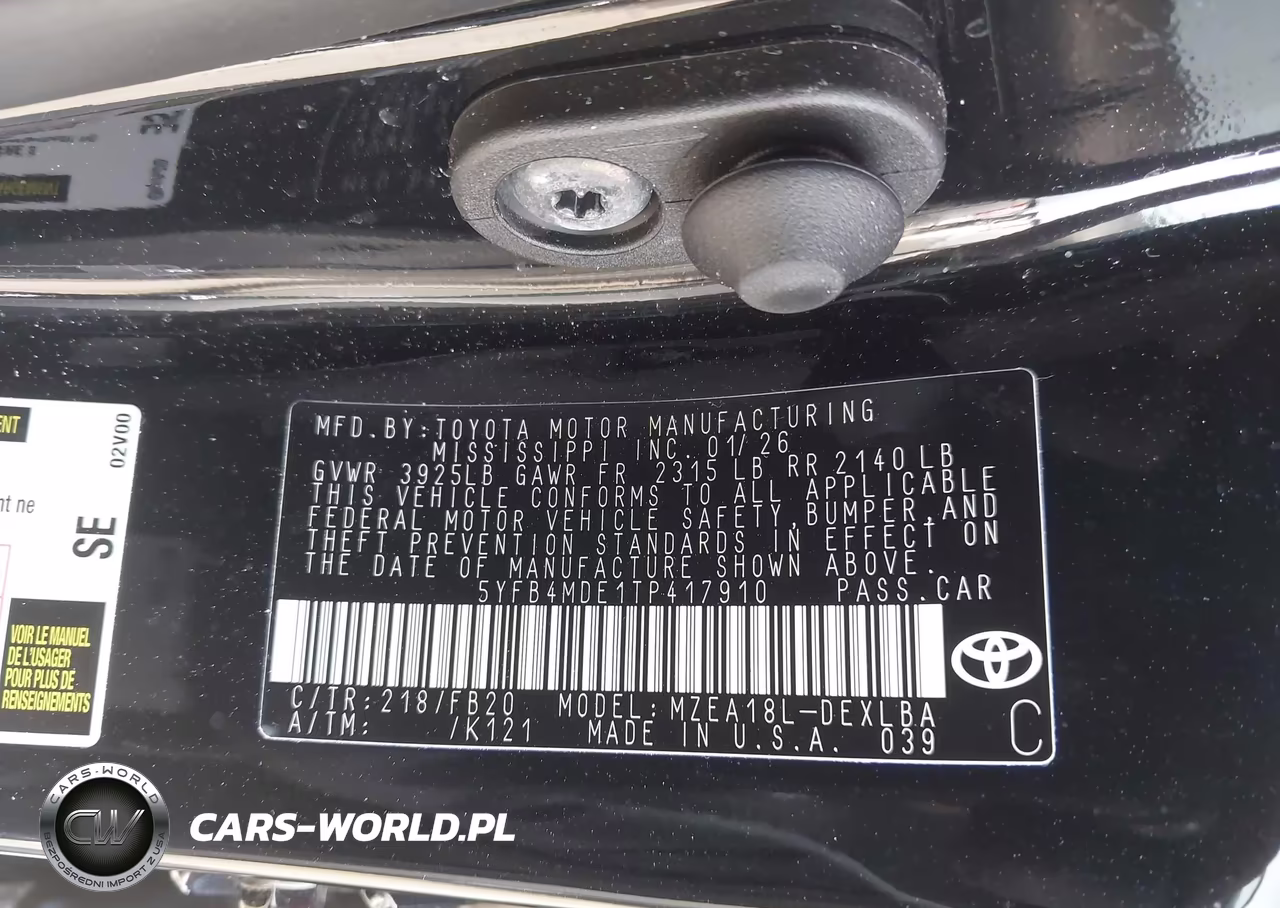 2026 Toyota Corolla Le VIN:5YFB4MDE1TP417910 - 9