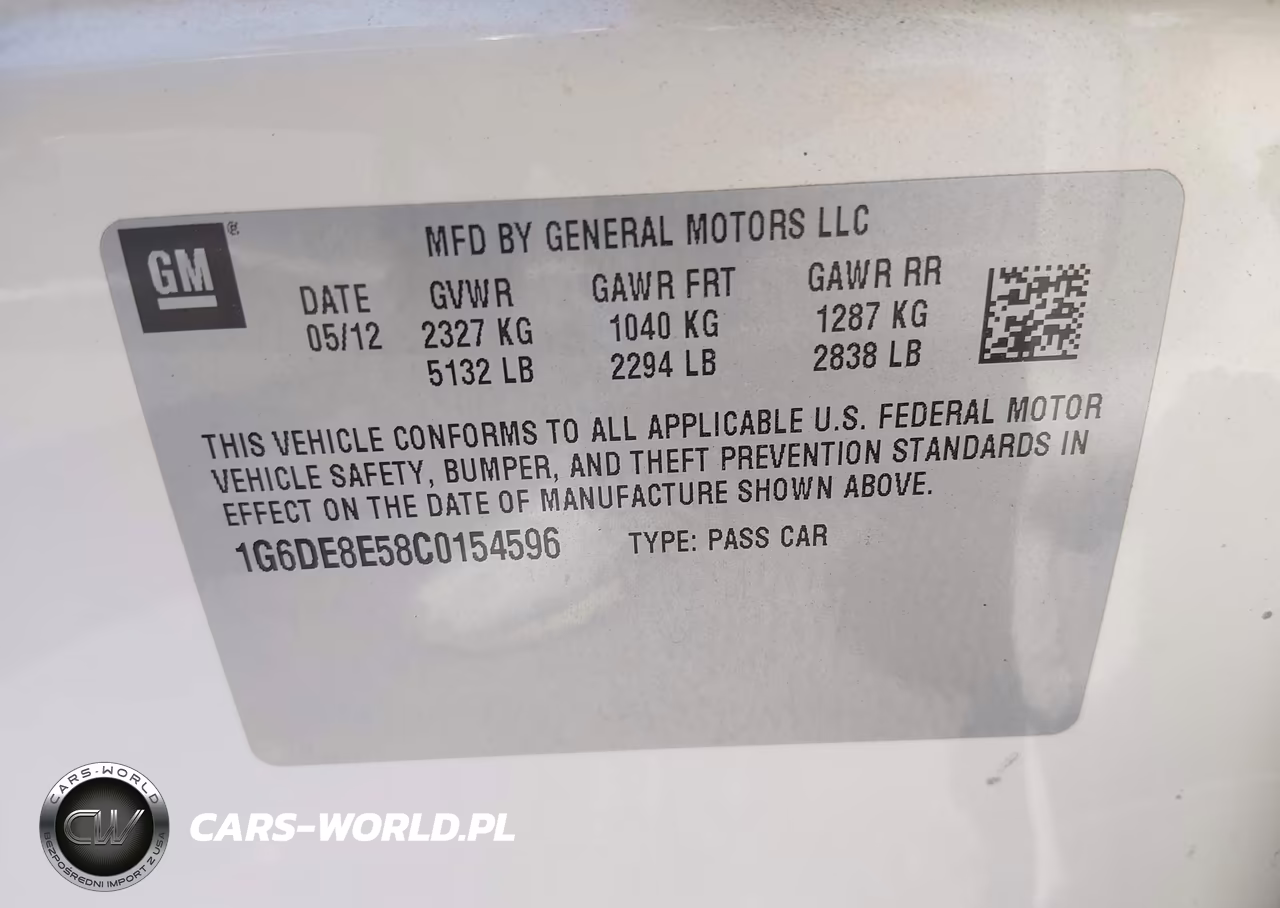 2012 Cadillac Cts Luxury VIN:1G6DE8E58C0154596 - 9