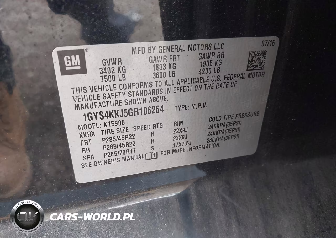 2016 Cadillac Escalade Esv Platinum VIN:1GYS4KKJ5GR106264 - 9