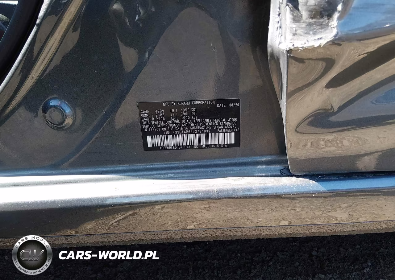 2020 Subaru Impreza 5-Door VIN:4S3GTAB65L3731832 - 9