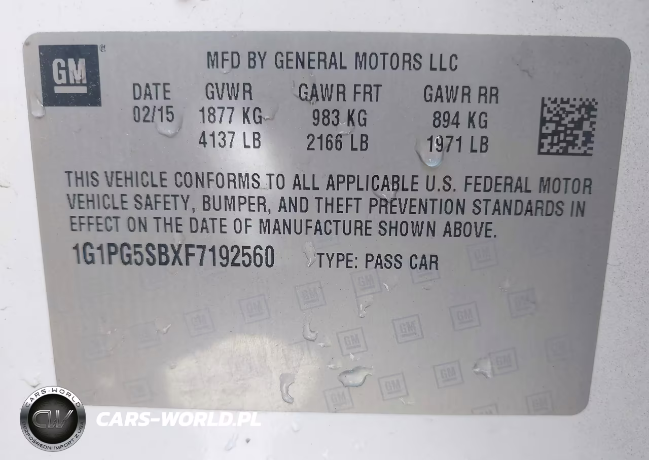 2015 Chevrolet Cruze Ltz VIN:1G1PG5SBXF7192560 - 9