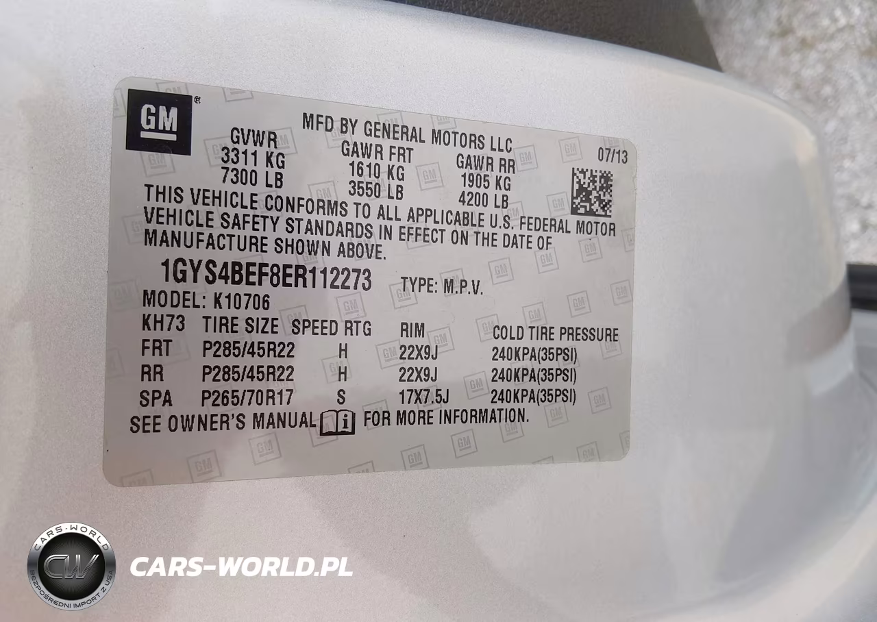 2014 Cadillac Escalade Luxury VIN:1GYS4BEF8ER112273 - 9