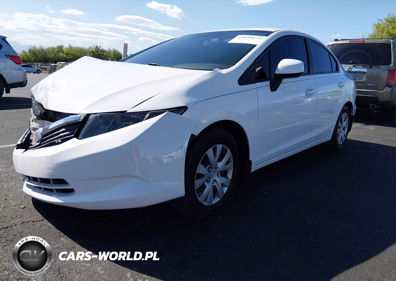 2012 Honda Civic Lx VIN:2HGFB2F56CH587180 - 2
