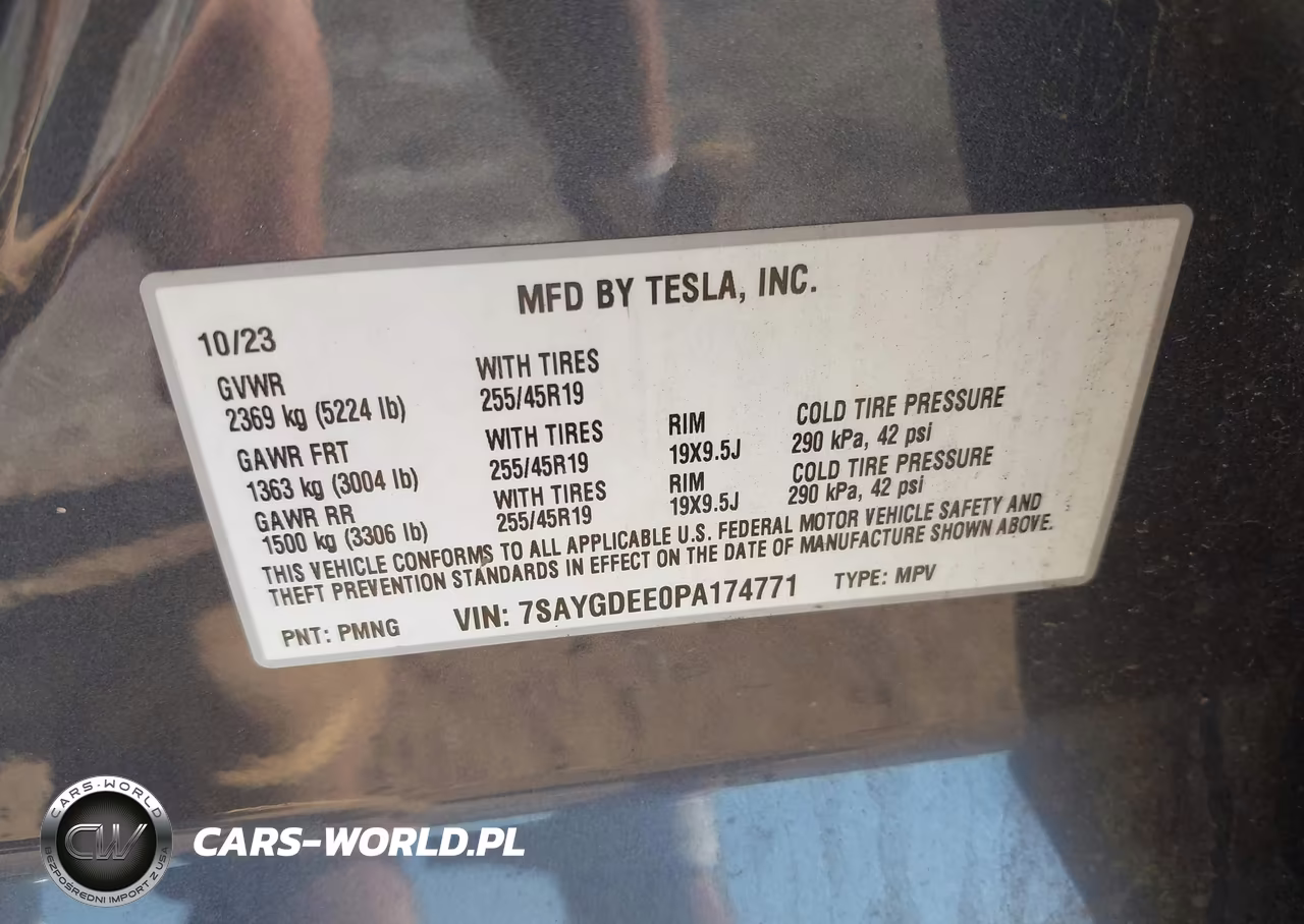2023 Tesla Model Y Awd-Long Range Dual Motor All-Wheel Drive VIN:7SAYGDEE0PA174771 - 9