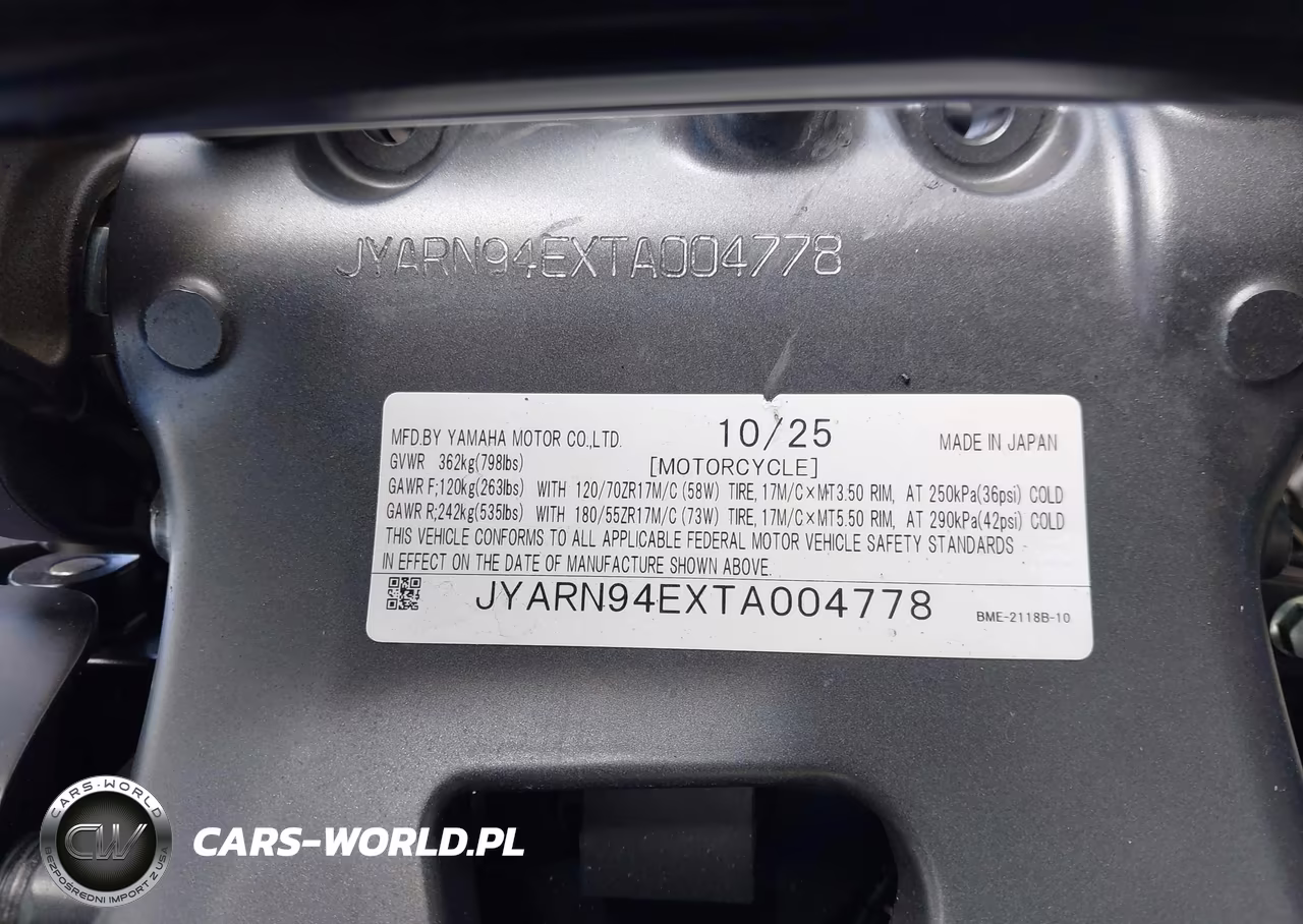 2026 Yamaha Mt09 VIN:JYARN94EXTA004778 - 10