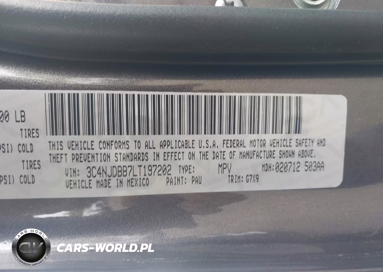 2020 Jeep Compass Latitude 4X4 VIN:3C4NJDBB7LT197202 - 9