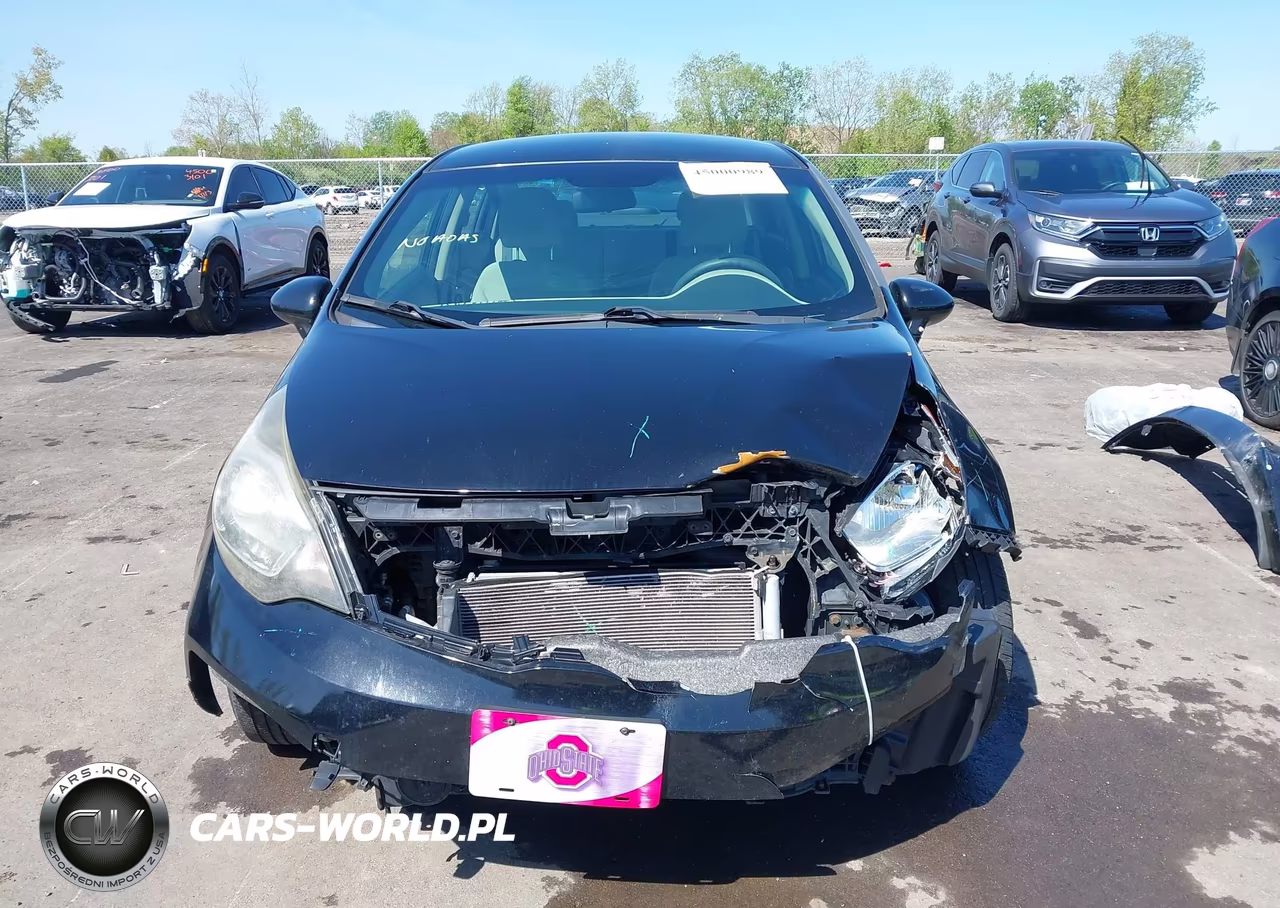 2013 Kia Rio Lx VIN:KNADM4A37D6191504 - 13