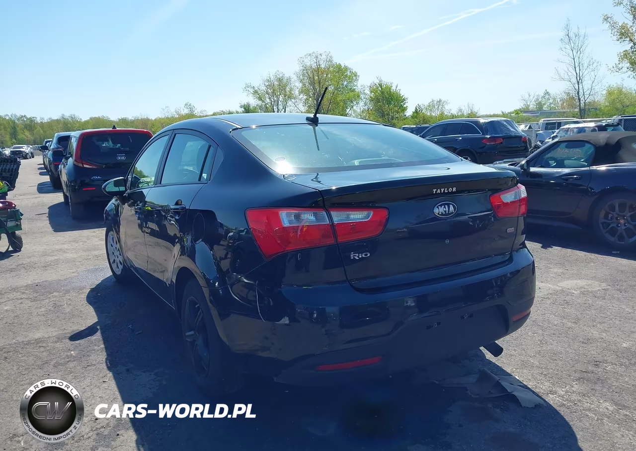 2013 Kia Rio Lx VIN:KNADM4A37D6191504 - 3