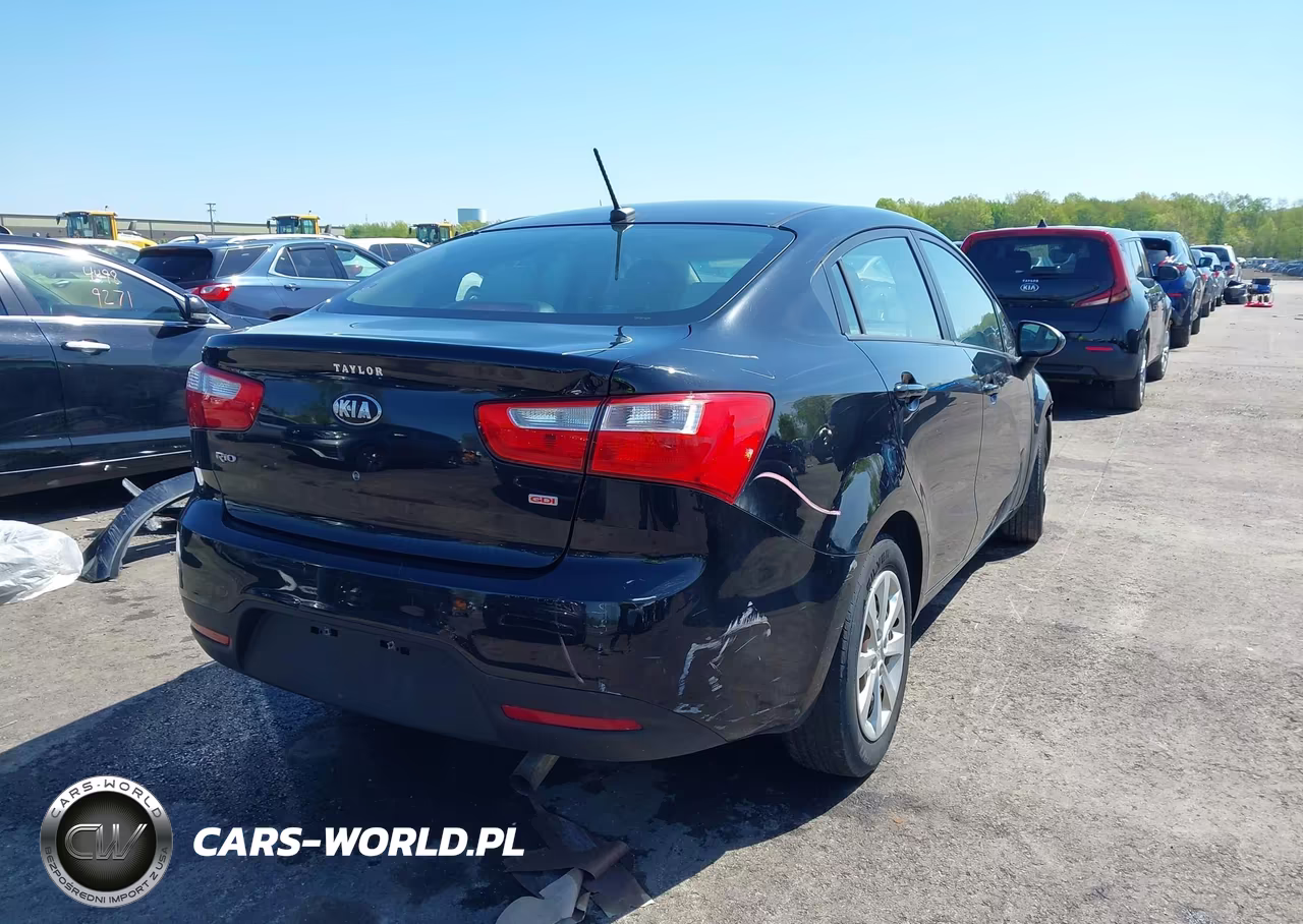 2013 Kia Rio Lx VIN:KNADM4A37D6191504 - 4
