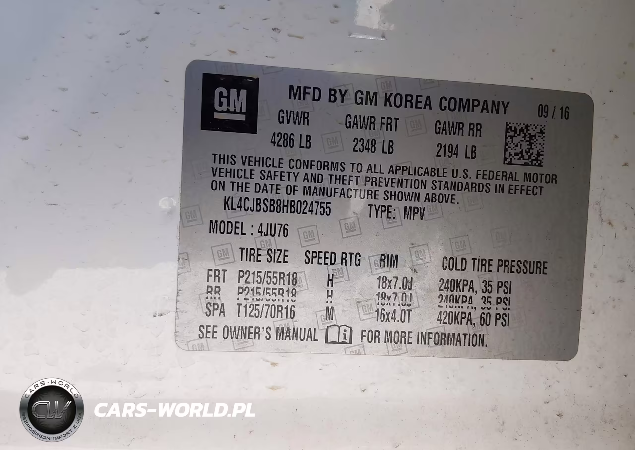 2017 Buick Encore Preferred Ii VIN:KL4CJBSB8HB024755 - 9