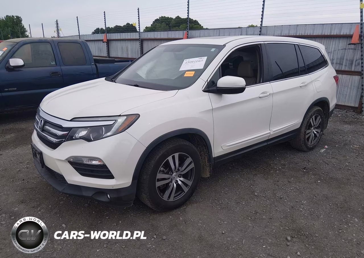 2017 Honda Pilot Ex-L VIN:5FNYF5H73HB016691 - 2