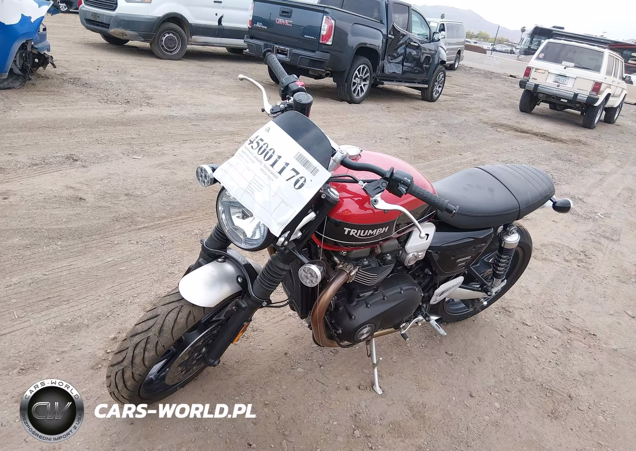 2020 Triumph Motorcycle Speed Twin VIN:SMTD54HF0LT966095 - 2