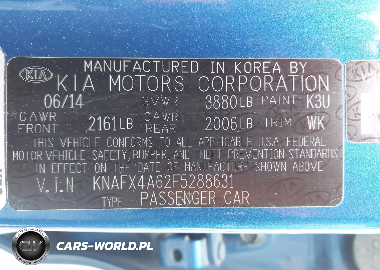 2015 Kia Forte Lx VIN:KNAFX4A62F5288631 - 9