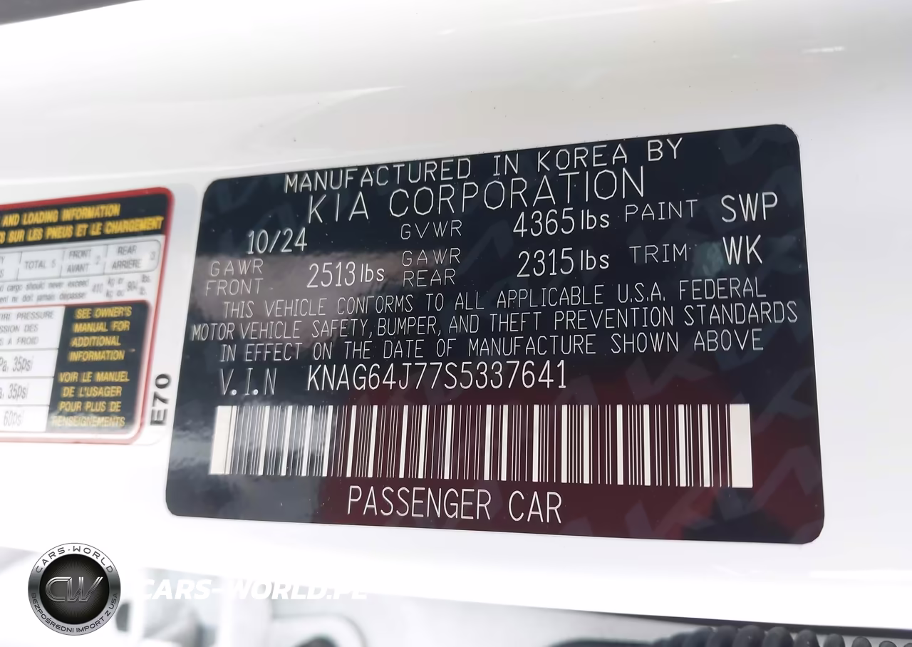 2025 Kia K5 Gt-Line VIN:KNAG64J77S5337641 - 9