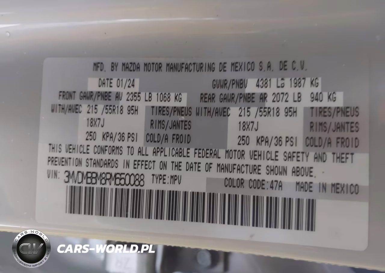 2024 Mazda Cx-30 2.5 S Select Sport VIN:3MVDMBBM8RM650088 - 9