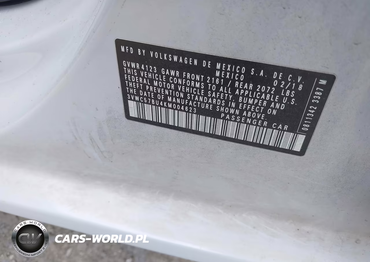 2019 Volkswagen Jetta 1.4T R-Line-1.4T S-1.4T Se VIN:3VWC57BU4KM004623 - 9