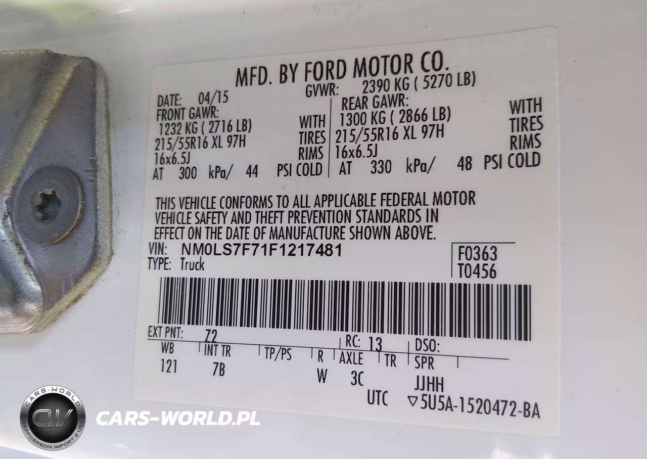 2015 Ford Transit Connect Xlt VIN:NM0LS7F71F1217481 - 9