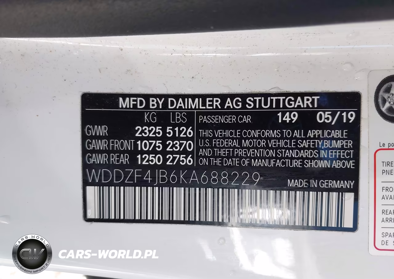 2019 Mercedes-Benz E 300 VIN:WDDZF4JB6KA688229 - 9