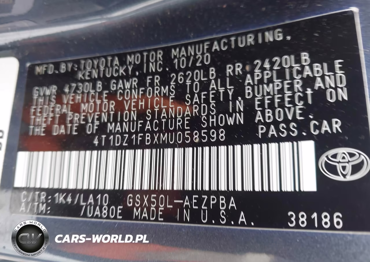 2021 Toyota Avalon Limited VIN:4T1DZ1FBXMU058598 - 9