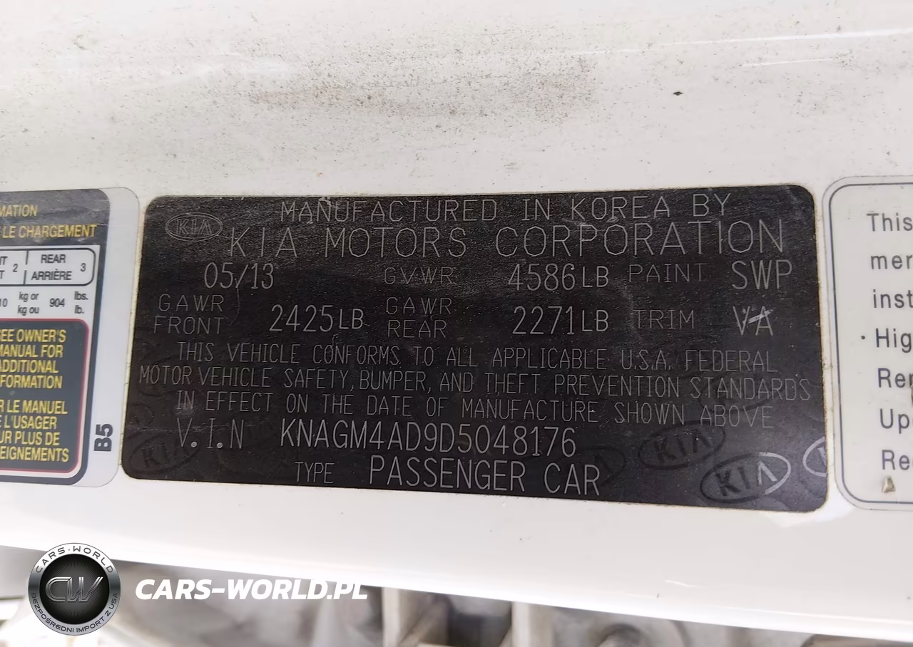 2013 Kia Optima Hybrid Ex VIN:KNAGM4AD9D5048176 - 9