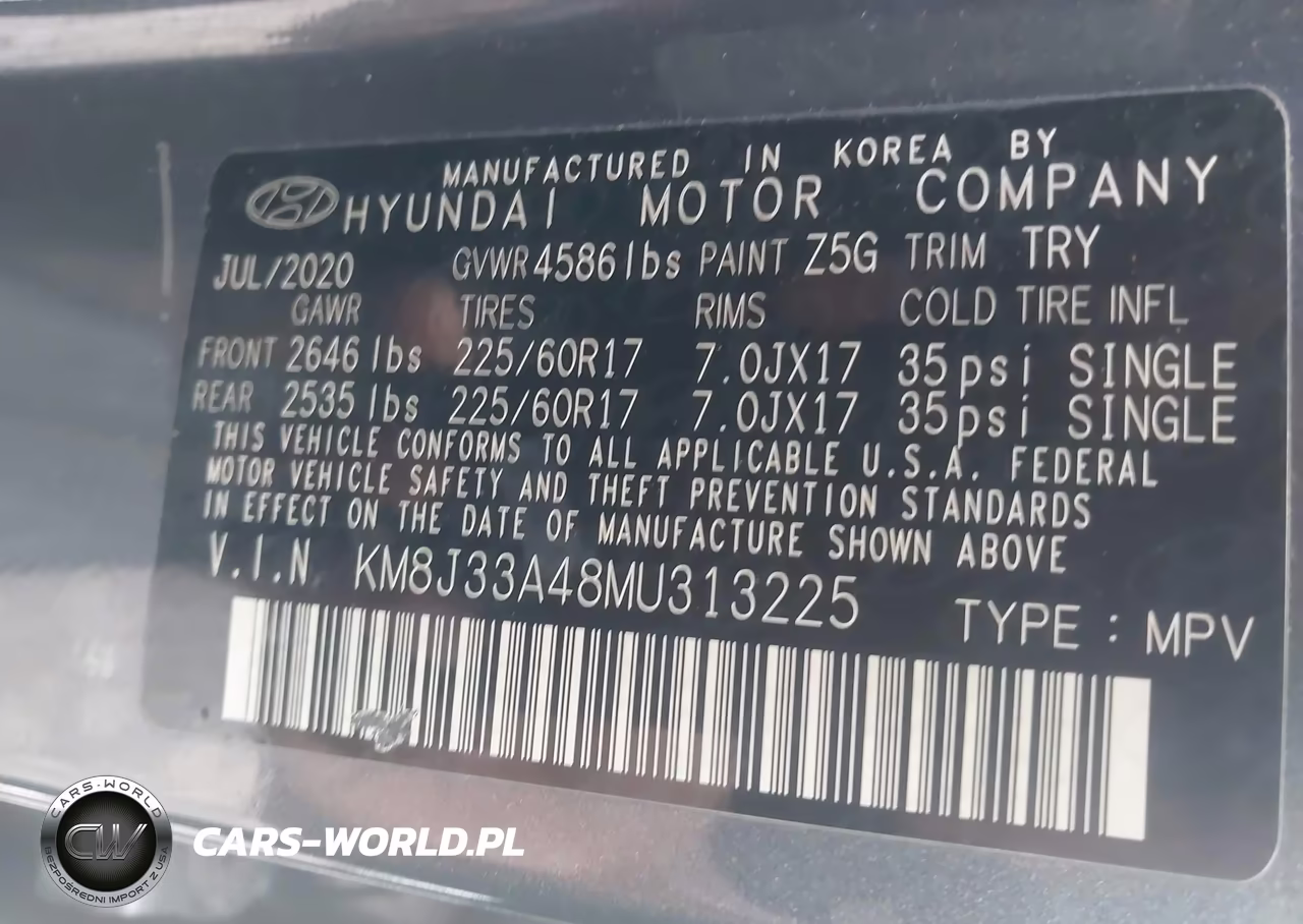 2021 Hyundai Tucson Value VIN:KM8J33A48MU313225 - 9
